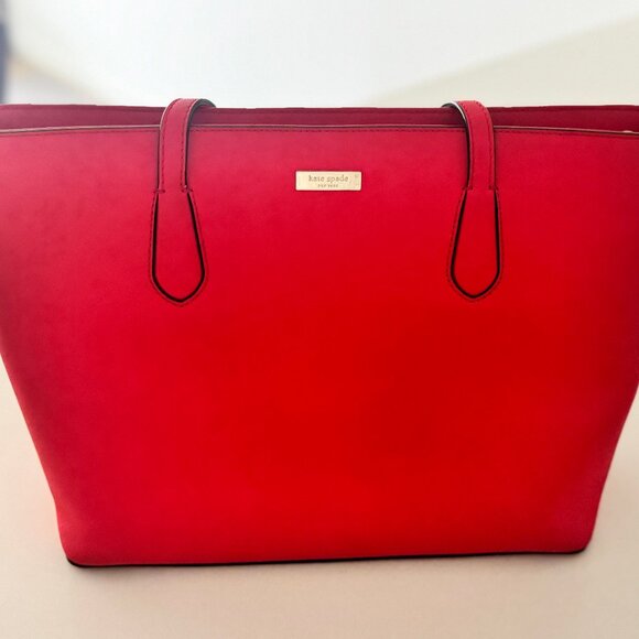 Kate Spade Red Tote Bag - Picture 2 of 7